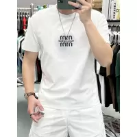 夏季轻奢男装欧货短袖男士新款高端潮流时尚刺绣字母圆领半袖T恤