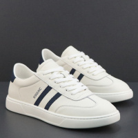 2026春季新德训鞋男款真皮头层牛皮板鞋网红时尚真皮小白鞋男