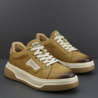 2026春季新款男鞋复古潮流百搭运动休闲鞋真皮板鞋