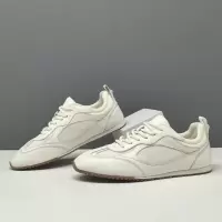 2026春季新款真皮板鞋男款潮流百搭鞋子欧洲站男鞋平底透气休闲鞋