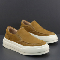 一脚蹬懒人简约百搭小白鞋男2026新款春季真皮头层牛皮休闲板鞋