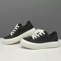 男士春夏布鞋百搭冰丝布休闲鞋欧洲站男鞋小众车缝线厚底增高鞋男