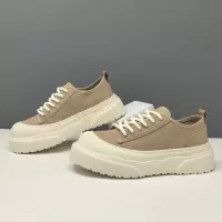 男士春夏透气布鞋百搭休闲鞋欧洲站潮鞋小众男鞋牛仔布厚底增高鞋