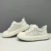 男士春夏透气布鞋百搭欧洲站厚底饼干鞋小众拼色男生增高休闲鞋男