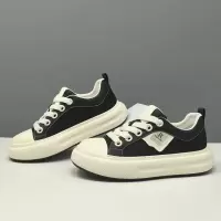 男士春夏透气饼干鞋手工车缝线百搭欧洲站休闲鞋小众厚底增高鞋男