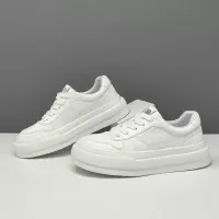 男生头层牛皮板鞋男款真皮百搭潮鞋欧洲站男鞋男士厚底透气休闲鞋