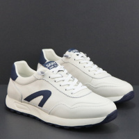 男鞋2026新款春季小白鞋百搭真皮运动休闲鞋小众潮鞋轻便软底