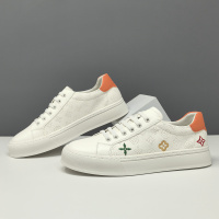 真皮板鞋男款潮流百搭欧洲站男鞋头层牛皮小白鞋轻奢一脚蹬懒人鞋