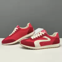 真皮板鞋男款潮流百搭鞋子欧洲站男鞋拼色男生潮鞋春夏透气休闲鞋