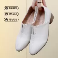 2026春秋新款英伦风软底粗跟小皮鞋女复古时尚尖头通勤四季单鞋