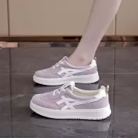 2026春季新款韩版ins透气小白鞋女低帮休闲板鞋厚底平跟鞋