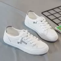 2026春季新款韩版ins透气小白鞋女低帮休闲板鞋厚底平跟鞋