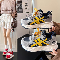 2026春季老爹鞋新款韩版ins女学生厚底运动跑步增高休闲鞋