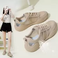 ins小白鞋学生韩版女潮2026夏季新款厚底增高透气休闲鞋街拍