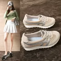 网面阿甘鞋女款透气2026新款夏季浅口单鞋软底不累脚板鞋