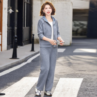 2026年女士休闲两件套套装女洋气中老年妈妈装40-60岁50岁中年春