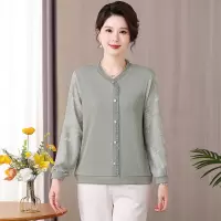 2026年女装新款妈妈装40-60岁中老年女装上衣洋气中年衣服50