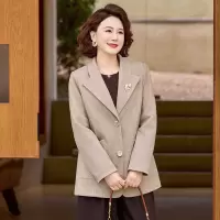 小西装款妈妈装冬装大衣女洋气中老年春装外套40-60岁衣服成熟衣