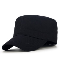 全封口平顶帽子男士春秋休闲中年鸭舌帽光板大头围男帽大脸后封口