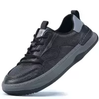 头层牛皮夏季新款男士凉鞋真皮男款透气小白鞋打孔洞洞鞋男鞋鞋子