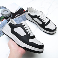 小白鞋板鞋男舒适透气板鞋百搭空军一号头层牛皮休闲男鞋真皮潮流