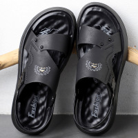 夏季男款潮流男士凉鞋软底防滑沙滩鞋两用外穿凉拖鞋两用鞋子