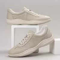 头层牛皮夏季新款男士凉鞋真皮镂空打孔鞋男款透气休闲皮鞋男鞋子