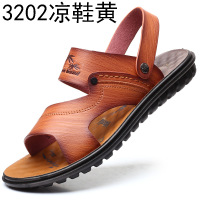 新款男士凉鞋源头工厂厚底沙滩鞋潮休闲透气防滑凉鞋