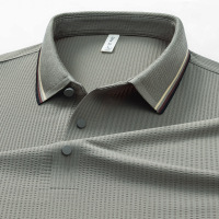 春夏新款男士短袖T恤简约圆领纯色休闲透气薄款青年潮流男装