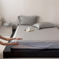 2026新款夏季cool冰丝席凉感提花床笠款凉席三件套空调软席子