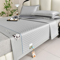 凉感冰丝席2026新款凉席家用软席子床单枕套可机洗藤席夏