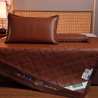 天然纯藤双面凉席藤席三件套家用可折叠夏季冰丝席印尼藤席子冰丝