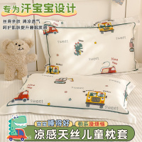 莱赛尔天丝儿童枕头套30x50夏季卡通冰丝宝宝枕套40x60枕芯内胆套