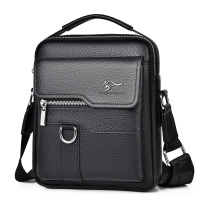 男包真皮单肩包斜挎包头层牛皮背包时尚潮流手感好