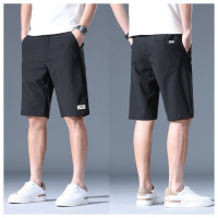 夏季男士冰丝短裤薄款透气速干五分裤直筒宽松休闲中裤男款裤子