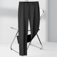 青年西裤品质潮流年男生薄款直筒裤春夏冰丝夏季男士休闲裤长裤男