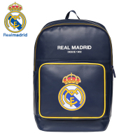 皇家马德里Realmadrid官方正品时尚男女士多功能大容量书包运动户外训练商旅旅行电脑双肩挎包背包蓝色