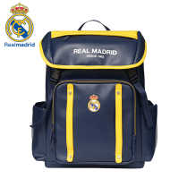 皇家马德里Realmadrid官方正品时尚男女士多功能大容量手提运动户外骑行健身训练商旅行电脑双肩挎书包背包蓝色