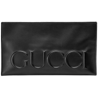 GUCCI 古驰 gucci女包 女士黑色手拿包 黑色