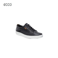 Ecco爱步男鞋休闲鞋舒适系带板鞋牛皮 柔酷7号43004