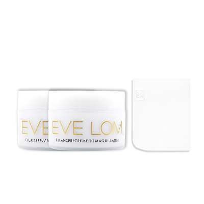 EVE LOM经典洁颜霜20ml*2清洁卸妆膏+玛姿林棉布体验装1条装