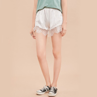 三彩2020春季新款蕾丝花边弹力修身打底裤安全裤短裤