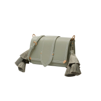 CHARLES＆KEITH 小ck流苏包 CK2-20780762 欧美流苏饰女士翻盖单肩斜挎包