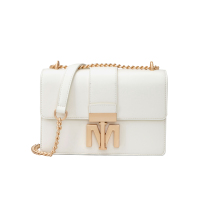 MIRGAM KOSEL 网红小MK女包Mary手袋 MI扣盒子包单肩斜挎包大号