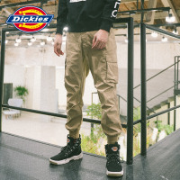 DICKIES春季新款男士棉尼龙脚口罗纹多袋慢跑裤子