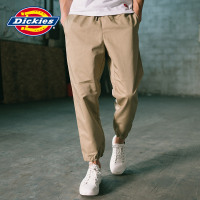 DICKIES春夏新款男士TC斜纹腰部抽绳脚口橡筋男长裤