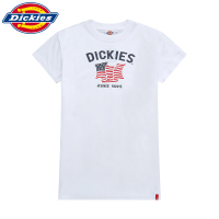 DICKIES 女士新款短袖连衣裙印花时尚潮流简约休闲连衣裙