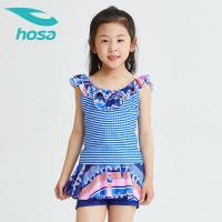 hosa泳衣女婴儿宝宝可爱大童分体公主裙式小童女童中大童游泳衣