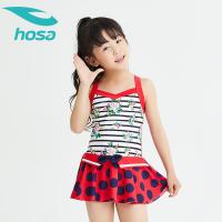 hosa女童游泳衣连体公主套装可爱裙式泳衣小宝宝儿童泳装女小孩