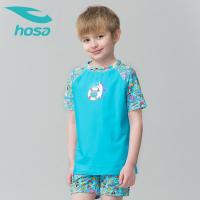 hosa浩沙儿童泳衣分体两件套 男童中大童2020新款 卡通可爱游泳裤